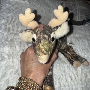 WIldlife Artists CamoWild Reindeer‎ Calf 9" plush stuffed animal, 2010 (5042)